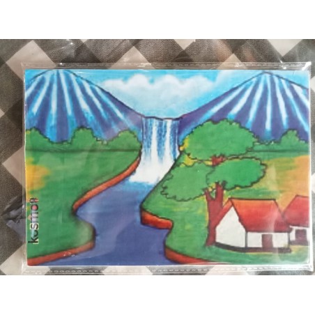 Kusmo hiasan dinding series landscape LS-006(GKS Legok)