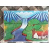 Kusmo hiasan dinding series landscape LS-006(GKS Legok)