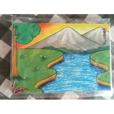 Kusmo hiasan dinding series landscape LS-007(GKS Legok)