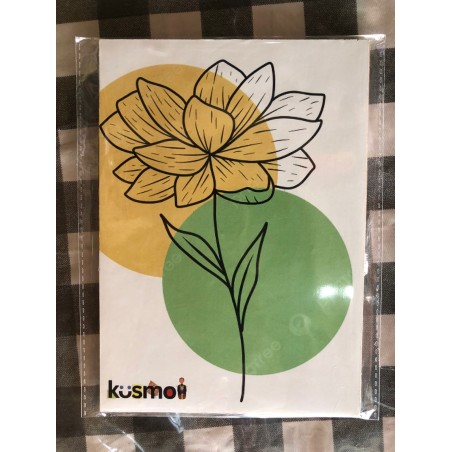 Kusmo hiasan dinding series flower FR-012(GKS Legok)