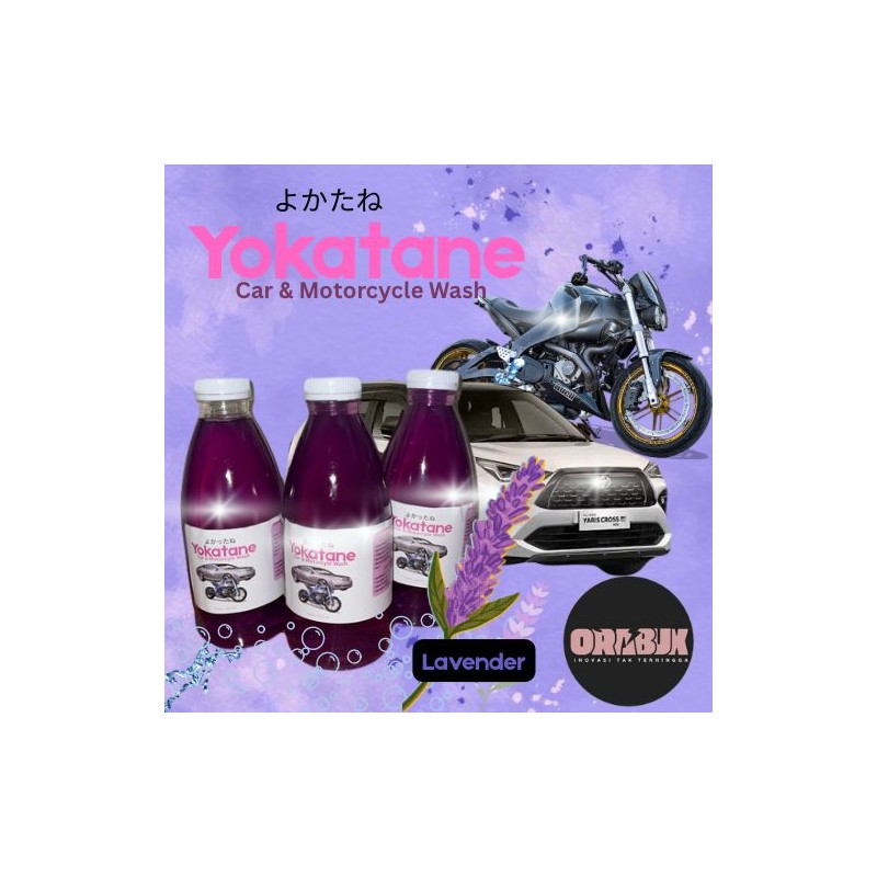 Yokatane car & motorcycle wash lavender (GKS Legok)