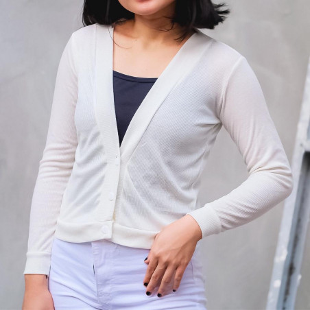 Sweater polos cream (GKS Legok)