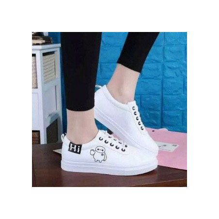 Sepatu sneaker flat putih (GKS Legok)