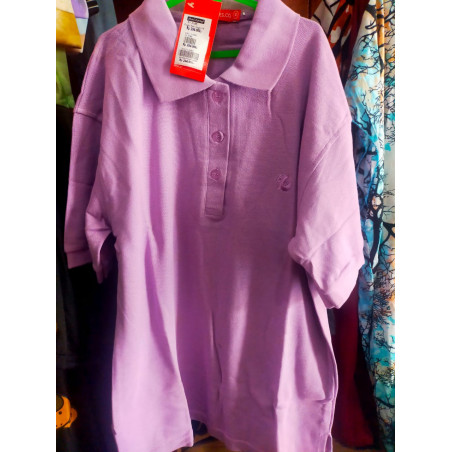 Baju polo wanita(ungu soft) (GKS Legok)