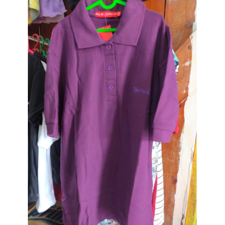 Baju polo wanita (ungu gelap) (GKS Legok)